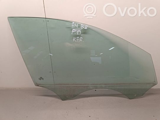 Audi A4 S4 B8 8K Luna de la puerta delantera cuatro puertas 
