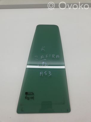 Opel Zafira B Rear vent window glass 