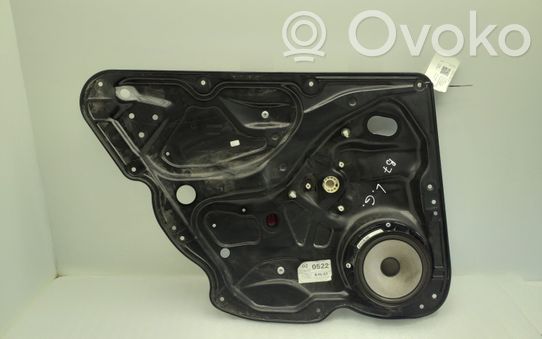 Volkswagen PASSAT B7 Mechanizm podnoszenia szyby tylnej bez silnika 