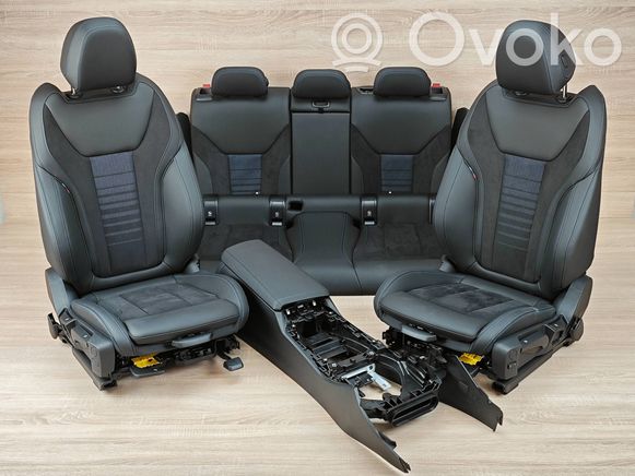 Hottes De Siège BMW F21 F32 Chauffantes Cuir Rouge – Avant Gauche Et Droite