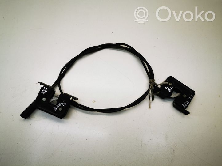 BMW 5 E60 E61 Chiusura/serratura vano motore/cofano 7008755