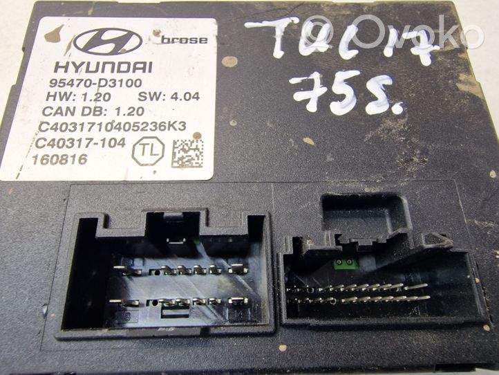 Hyundai Tucson TL Takaluukun/tavaratilan ohjainlaite/moduuli 95470D3100