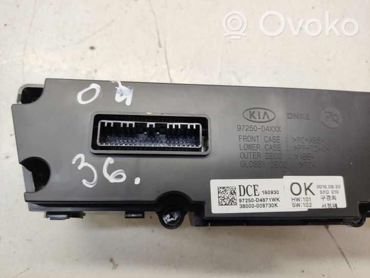 KIA Optima Ilmastoinnin ohjainlaite 97250D4871