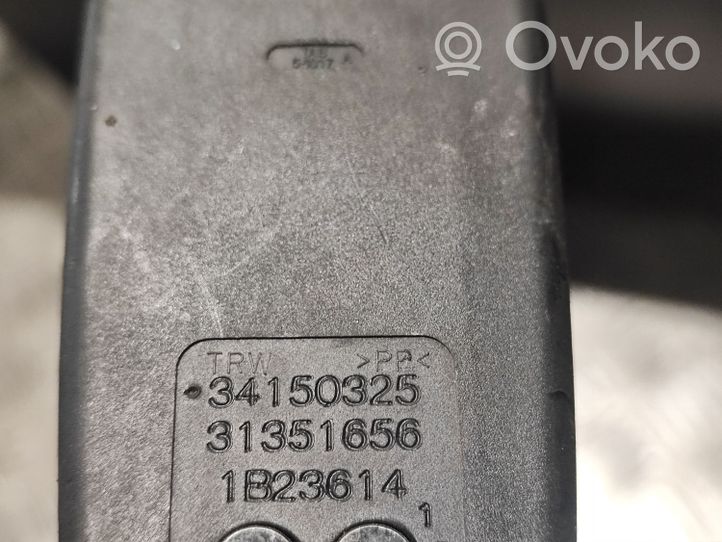 Volvo S60 Klamra tylnego pasa bezpieczeństwa 34150325