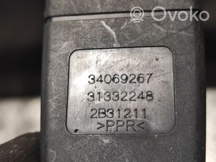 Volvo S60 Boucle de ceinture de sécurité arrière 34069267