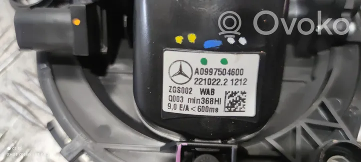 Mercedes-Benz EQB Uchwyt / Rączka zewnętrzna otwierania klapy tylnej / bagażnika A0997504600