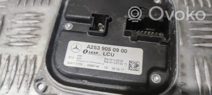 Mercedes-Benz GLC C253 Modulo di zavorra faro Xenon A2539050900