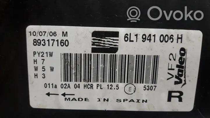 Seat Ibiza III (6L) Lampa przednia 6L1941006H