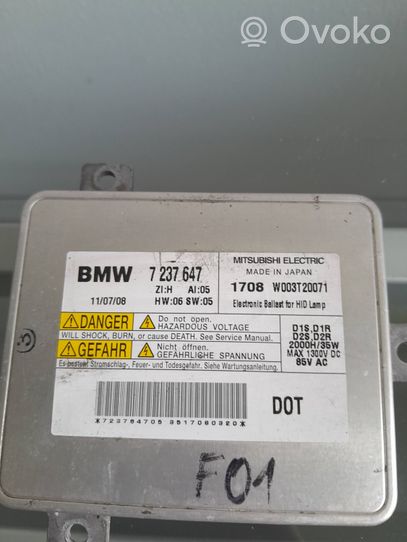 BMW 7 F01 F02 F03 F04 Ajovalojen virranrajoitinmoduuli Xenon 7237647