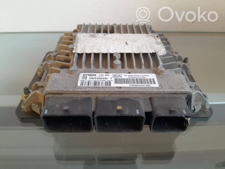 Peugeot 307 Sterownik / Moduł ECU 5WS400291T