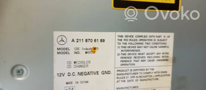 Mercedes-Benz E W211 CD/DVD-vaihdin A2118706189