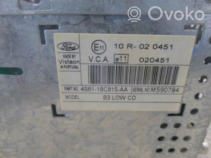 Ford Fusion Radija/ CD/DVD grotuvas/ navigacija 4S6118C815AA