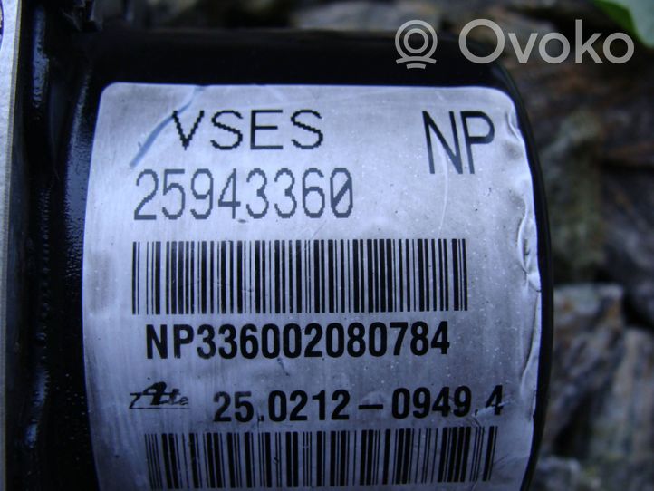 Chevrolet Captiva Pompe ABS 25943360