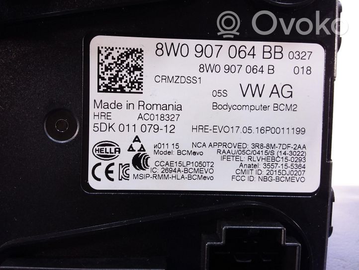 Audi A4 S4 B9 Moduł / Sterownik komfortu 8W0907064BB