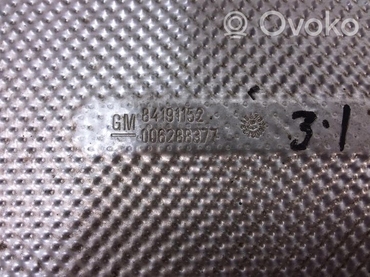 Opel Insignia A Osłona termiczna rury wydechowej 84191152