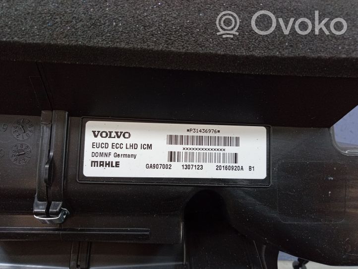 Volvo S60 Sisälämmityksen ilmastoinnin korin kokoonpano 31436976
