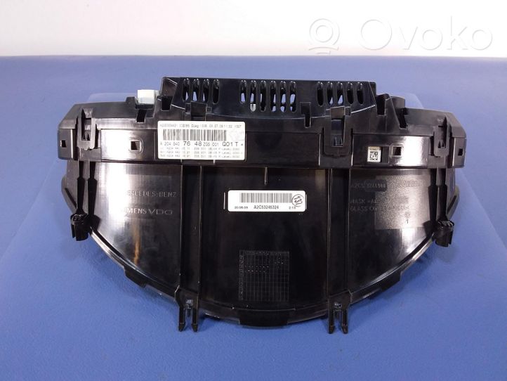 Mercedes-Benz C W204 Tachimetro (quadro strumenti) A2045407648