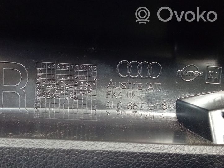 Audi Q7 4L Takaluukun alaosan verhoilusarja 4L0867608