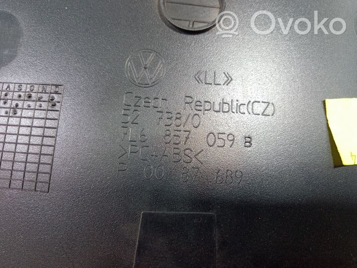 Volkswagen Touareg I Muu kynnyksen/pilarin verhoiluelementti 7L6857059B