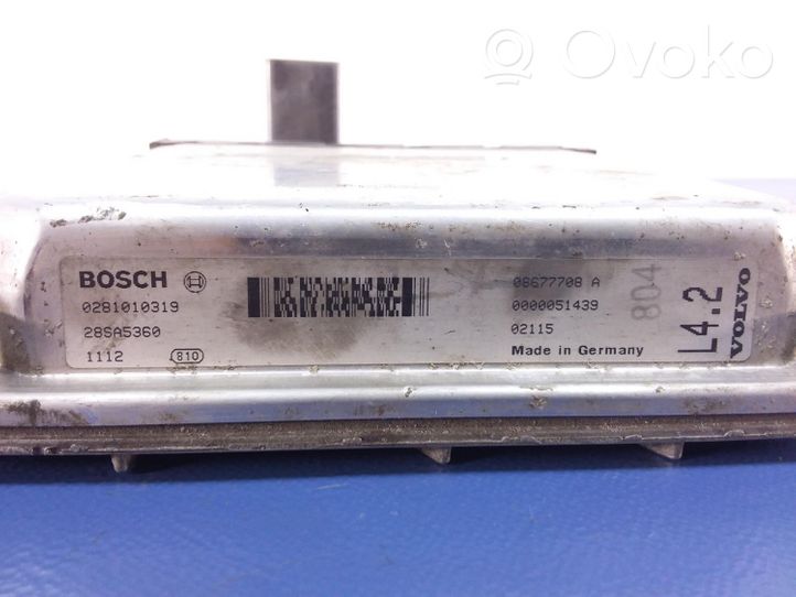 Volvo S60 Centralina/modulo motore ECU 08677708A