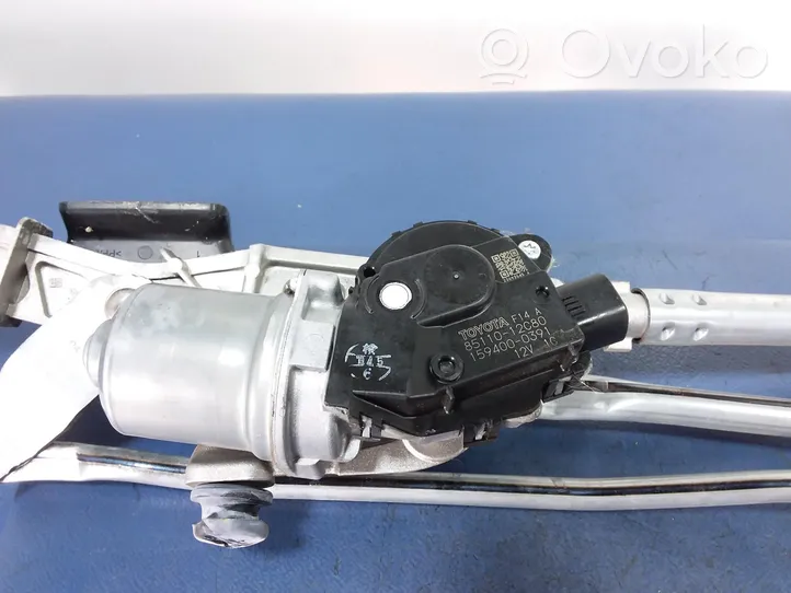 Toyota Corolla E10 Tringlerie et moteur d'essuie-glace avant 85110-12C80