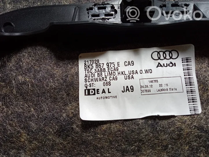 Audi A4 S4 B8 8K Set rivestimento portellone posteriore/bagagliaio 8K5867975E