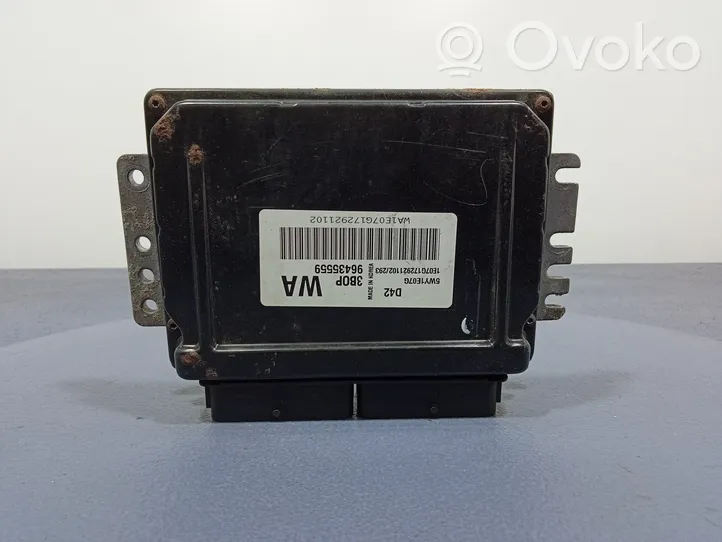 Chevrolet Kalos Unité de commande, module ECU de moteur 96435559