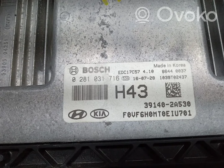 Hyundai i40 Komputer / Sterownik ECU silnika 0281031716