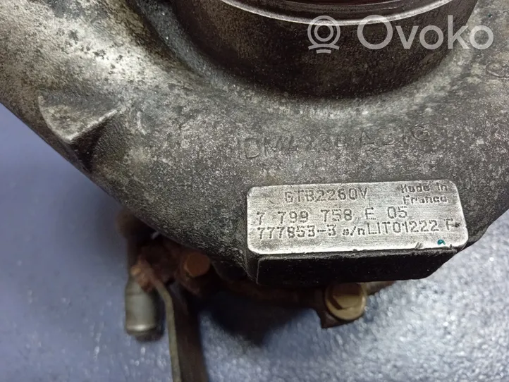 BMW 7 F01 F02 F03 F04 Cześć układu próżniowego turbosprężarki 7799758