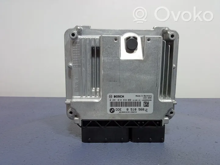 BMW 3 F30 F35 F31 Centralina/modulo motore ECU 0281018634