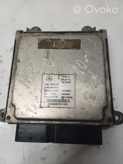 Mercedes-Benz C AMG W204 Calculateur moteur ECU A6511500126