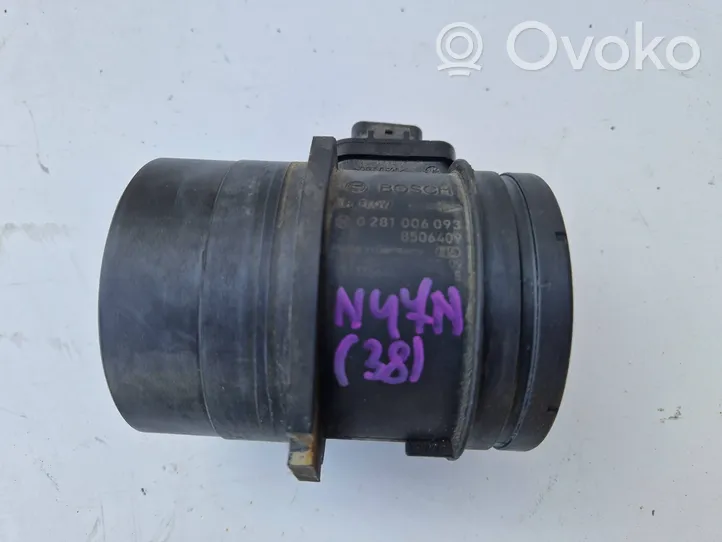 BMW 3 E90 E91 Mass air flow meter 0281006093