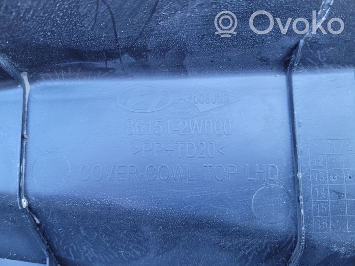 Hyundai Santa Fe Облицовка (облицовки) стеклоочистителей 861512W000