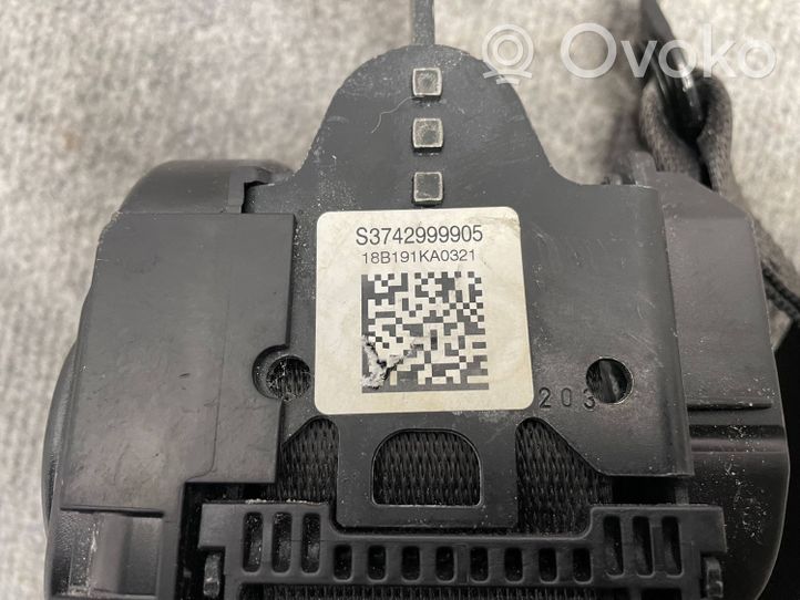 BMW 5 G30 G31 Ceinture de sécurité arrière 639708700C