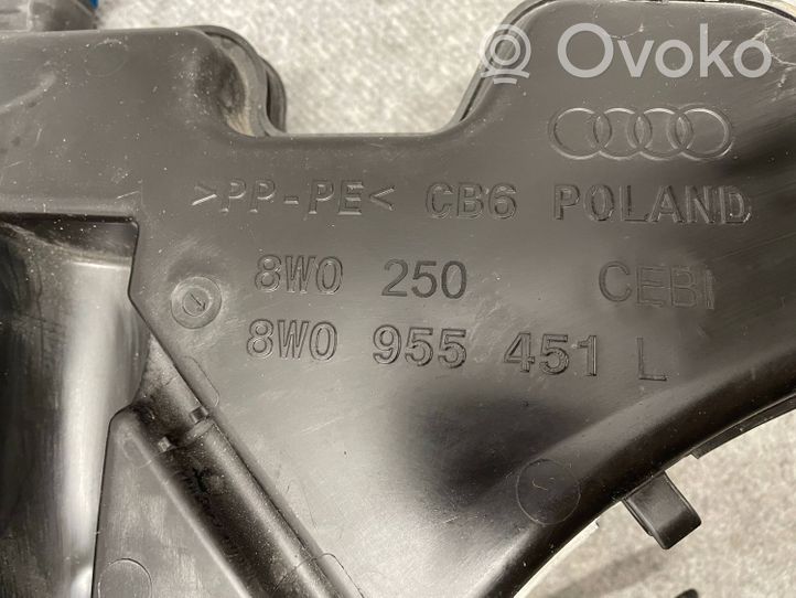 Audi A4 S4 B9 Zbiornik płynu do spryskiwaczy szyby przedniej / czołowej 8W0955451