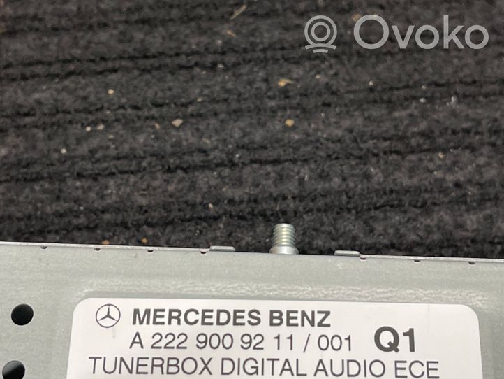 Mercedes-Benz GLS X166 Unità principale autoradio/CD/DVD/GPS A2229009211