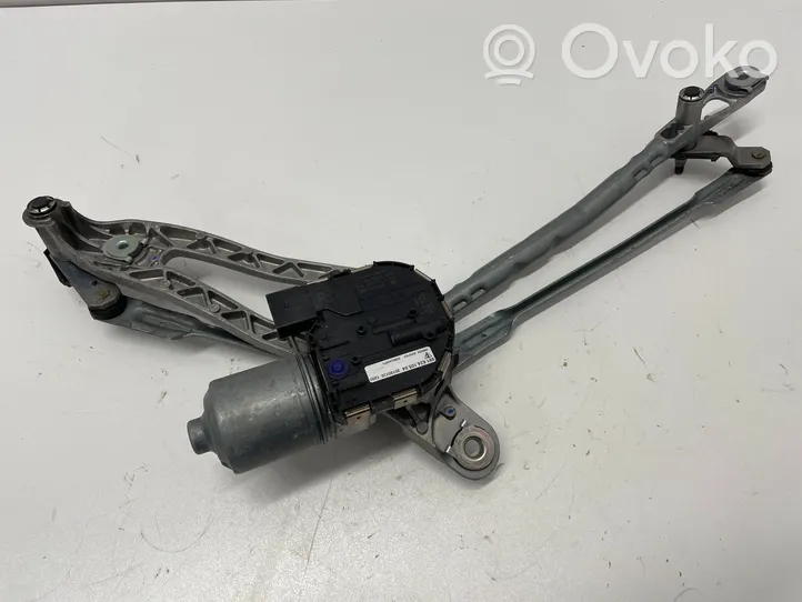 Porsche 911 991 Mechanizm i silniczek wycieraczek szyby przedniej / czołowej 99162410504