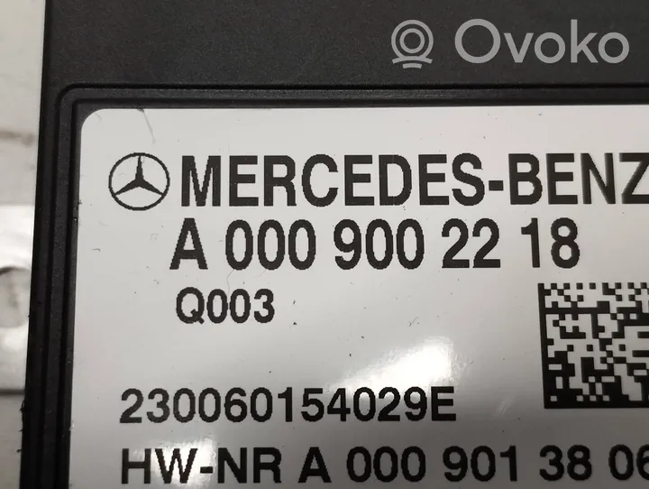 Mercedes-Benz C W205 Sterownik / Moduł pompy wtryskowej A0009002218