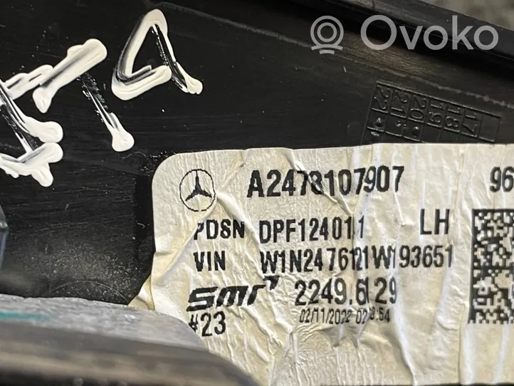 Mercedes-Benz GLB x247 Etuoven sähköinen sivupeili A2478107907