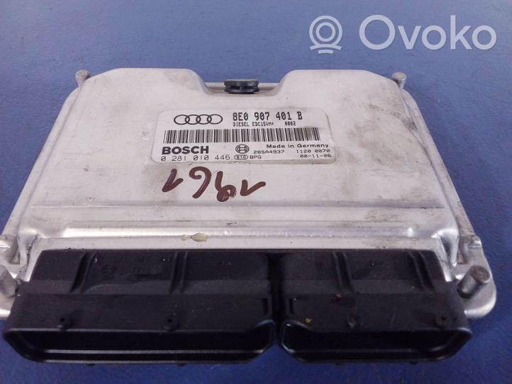 Audi A4 S4 B6 8E 8H Galios (ECU) modulis 8E0907401B