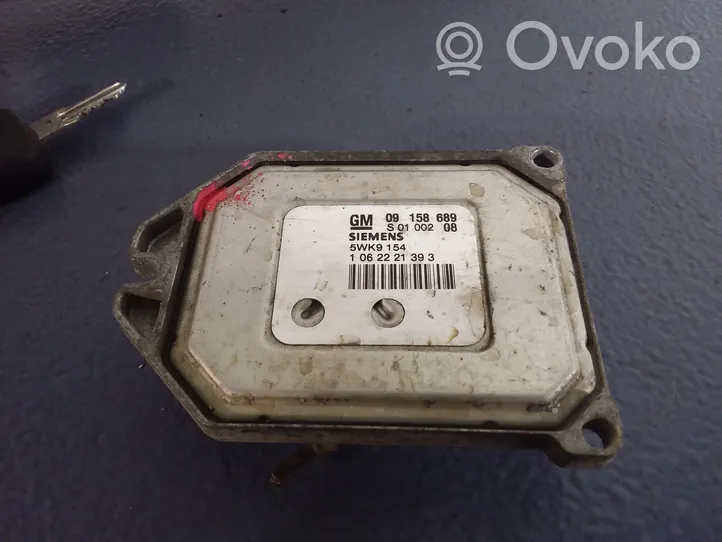 Opel Zafira A Unité de commande, module ECU de moteur 