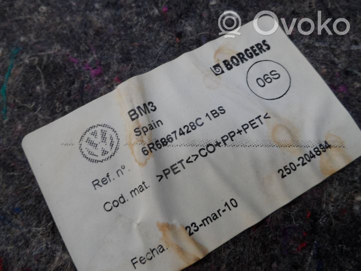 Volkswagen Polo V 6R Boczek / Tapicerka / bagażnika 