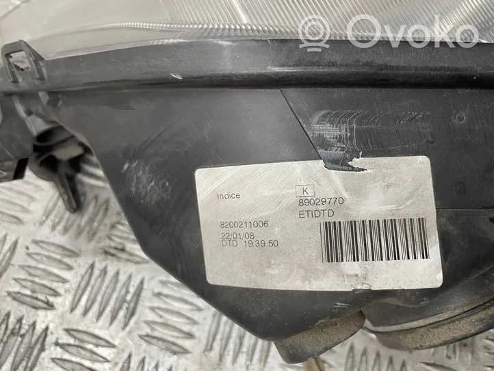 Dacia Logan VAN Lampa przednia 8200211006