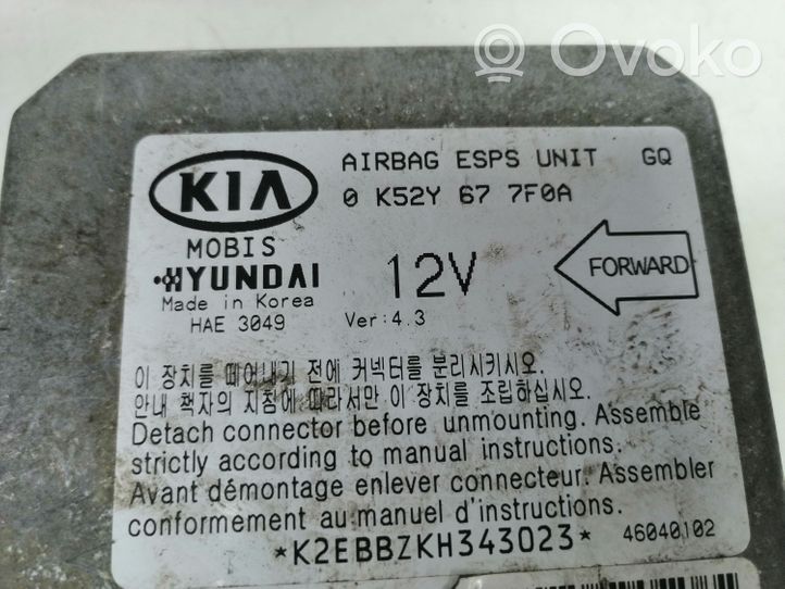 KIA Carnival Centralina/modulo airbag 0K52Y677F0A