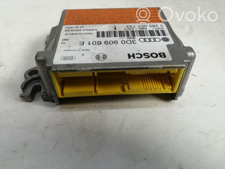 Volkswagen Phaeton Airbag control unit/module 3D0909601E