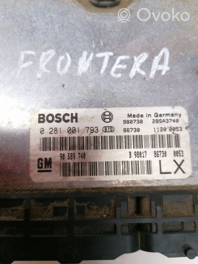 Opel Frontera B Calculateur moteur ECU 90589740