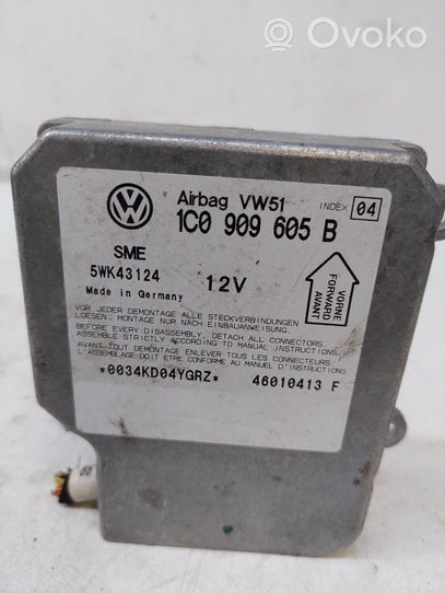 Volkswagen PASSAT B5.5 Module de contrôle airbag 1C0909605B
