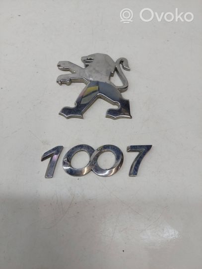 Peugeot 1007 Valmistajan merkki/mallikirjaimet 9646181777