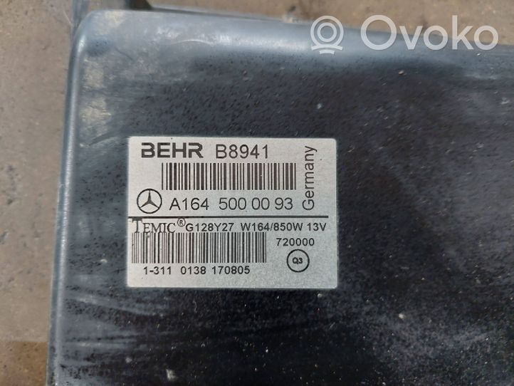 Mercedes-Benz ML W164 Ventilateur de refroidissement de radiateur électrique A1645000093