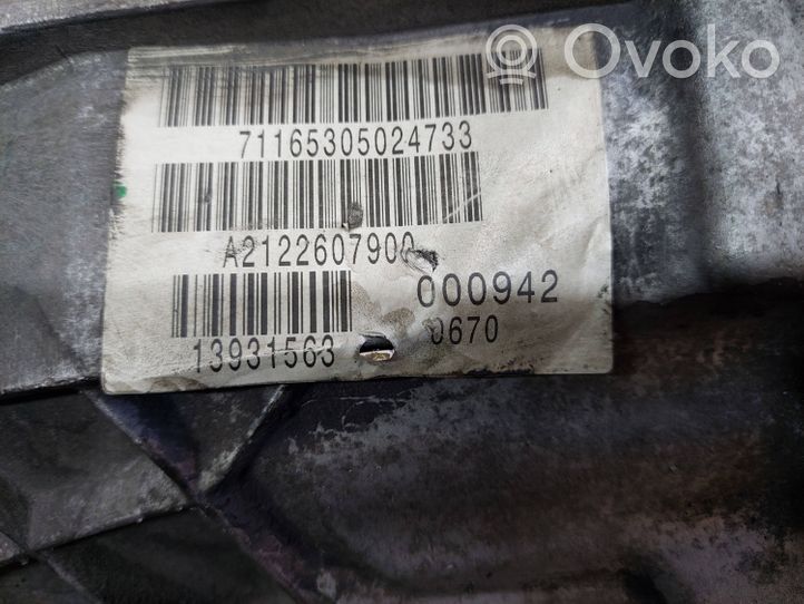 Mercedes-Benz C W204 Mechaninė 6 pavarų dėžė A2122607900